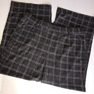 Torrid Black and White Checkered Pants